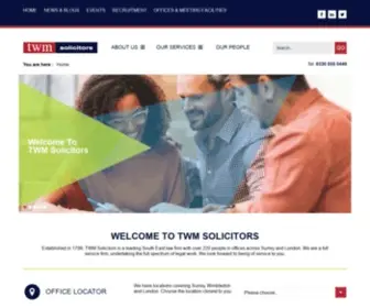 TWmsolicitors.com(TWM Solicitors) Screenshot