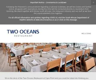 Two-Oceans.co.za(Two Oceans Restaurant) Screenshot