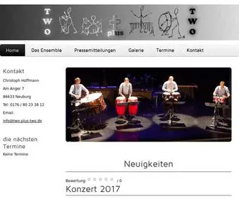 Two-Plus-Two.de(TWO PLUS TWO) Screenshot