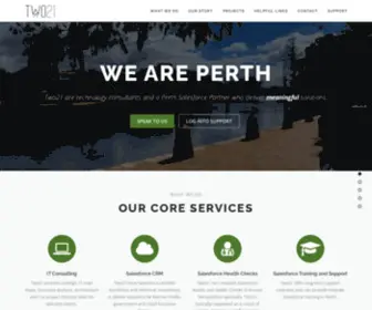 Two21.co(Perth Salesforce Partner and Tech Consultants) Screenshot