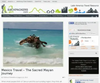 Twobackpackers.com(Budget Backpacking & World Travel) Screenshot