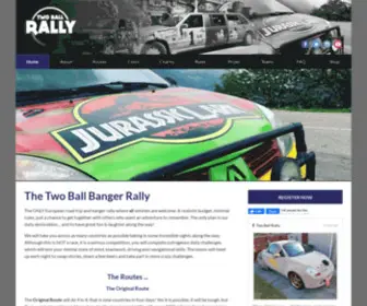 Twoballbangerrally.co.uk Screenshot