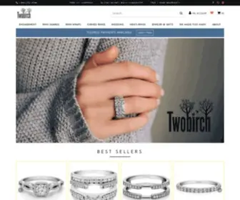 Twobirch.com(TwoBirch Fine Jewelry) Screenshot
