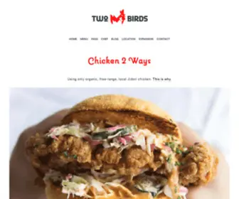 Twobirdsrestaurant.com(Two Birds) Screenshot