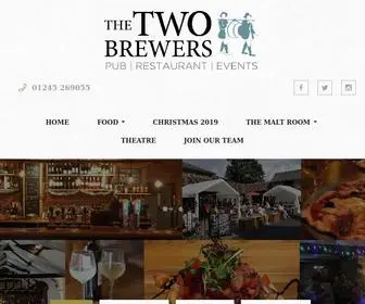 Twobrewerschelmsford.com(The Two Brewers) Screenshot