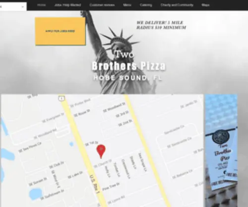 Twobrospizzafl.com(Two Brothers Pizza) Screenshot