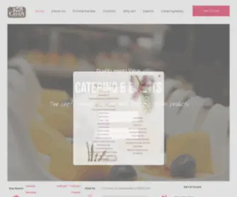 Twochefscatering.com(Catering Services) Screenshot