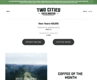Twocitiescoffee.com(Two Cities Coffee Roasters) Screenshot