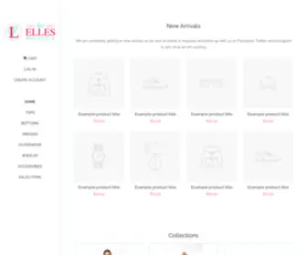 Twoellesboutique.com(Two Elle's Boutique) Screenshot