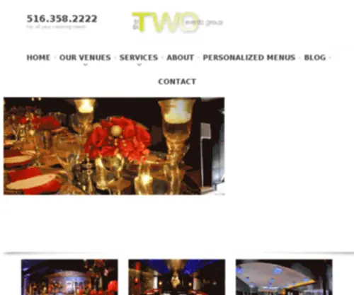 Twoevents.com(Long Island Catering Company) Screenshot
