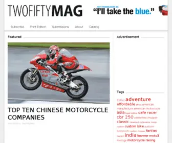 Twofiftymag.com(TWO FIFTY MAGAZINE) Screenshot