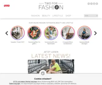 Twoforfashion.de(Ein Fashion Blog geschrieben von 2 Top Bloggerinnen) Screenshot