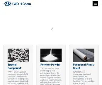 Twohchem.com(TWO H Chem) Screenshot