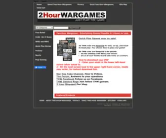 Twohourwargames.com(Two Hour Wargames) Screenshot