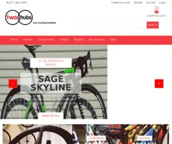 Twohubs.com(Twohubs cycling boutique) Screenshot