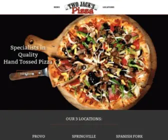 Twojackspizza.com(Hot Pizza) Screenshot