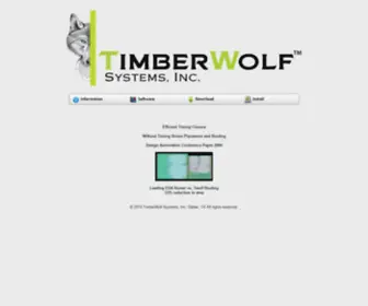 Twolf.com(TimberWolf Systems) Screenshot