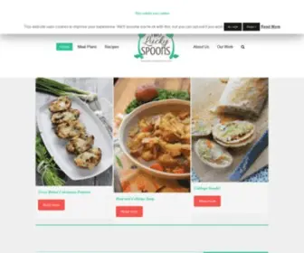 Twoluckyspoons.com(Two Lucky Spoons) Screenshot