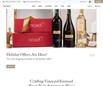 Twomey.com(Easy to Love Wines) Screenshot