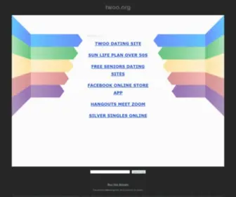 Twoo.org(twoo) Screenshot