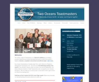 Twooceanstoastmasters.co.za(Two Oceans Toastmasters) Screenshot