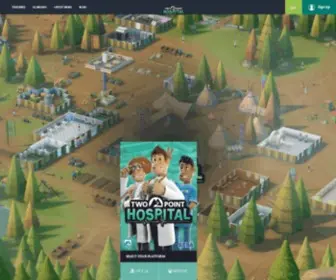 Twopointhospital.com(Two Point Hospital) Screenshot