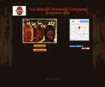 Tworascalsbrewing.com(Two rascals brewing) Screenshot
