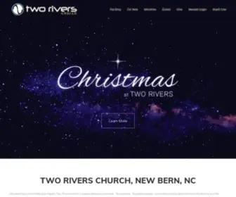 Tworiverschurch.com(Non-Denominational Christian Church in New Bern, NC) Screenshot