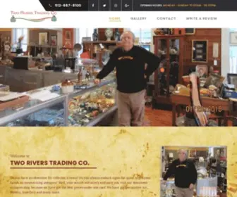 Tworiverstradingco.com(Antique) Screenshot