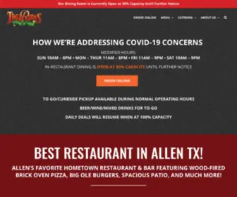 Tworows.com(Best Restaurant in Allen TX) Screenshot