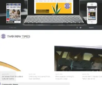 Tworowtimes.com(Two Row Times) Screenshot
