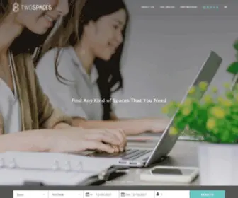 Twospacesgroup.com(Sewa Coworking Space) Screenshot