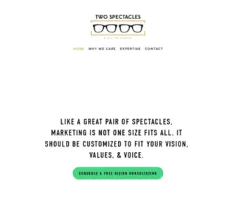 Twospectacles.com(Two spectacles) Screenshot