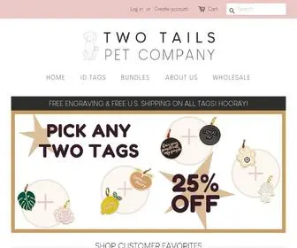 Twotailspetcompany.com(Two Tails Pet Company) Screenshot