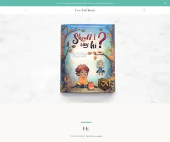 Twotalebooks.com(A children's book that reads forward and backward) Screenshot