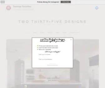 Twothirtyfivedesigns.com(Two Thirty) Screenshot