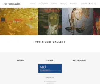 Twotigersgallery.com(Two Tigers Gallery) Screenshot