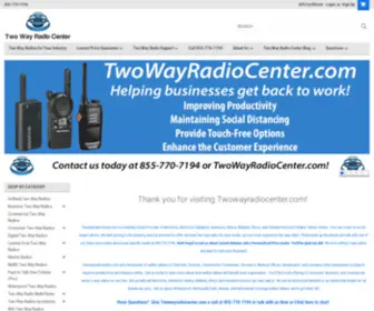 Twowayradiocenter.com(Two Way Radios) Screenshot