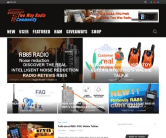 Twowayradiocommunity.com(Two Way Radio Community) Screenshot