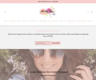 Twowildroses.com(Two Wild Roses Boutique) Screenshot