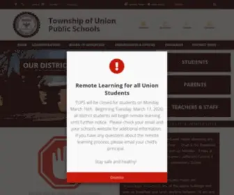 Twpunionschools.org(Township of Union Public Schools) Screenshot