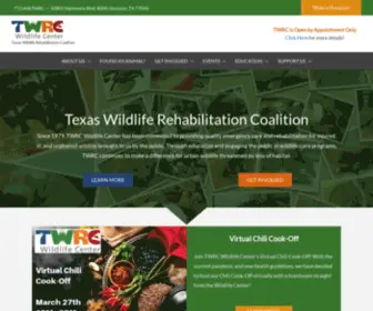 TWRcwildlifecenter.org(Save Wildlife with Houston Humane Society Wildlife Center) Screenshot