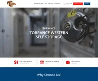 Twselfstorage.com(Torrance Western) Screenshot