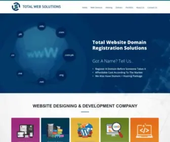 TWSPK.com(Total Web Solutions. We are Pakistan's premiere web development company) Screenshot