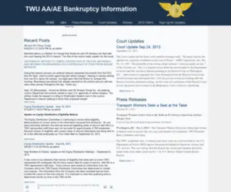 Twubkfacts.org(TWU AA/AE Bankruptcy Information) Screenshot