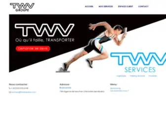 Twvexpress.com(Spécialistes du Transport et de la Logistique) Screenshot