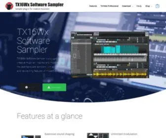 TX16WX.com(Sampler plug) Screenshot