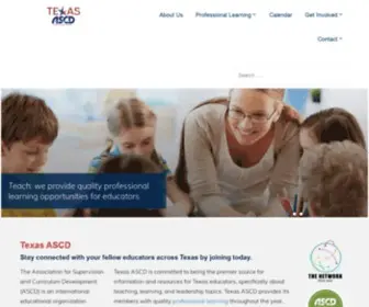 TxasCD.org(Texas Association for Supervision and Curriculum Development) Screenshot