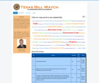 Txbillwatch.com(Txbillwatch) Screenshot