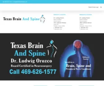 TXbrainandspine.com(Bilingual Neurosurgeon) Screenshot